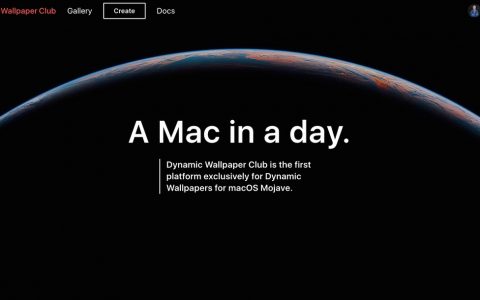 「Dynamic Wallpaper Club」这里的 Mac 动态壁纸美爆了，还有数个 5K 分辨率可选