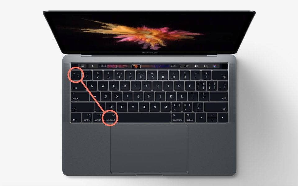 Mac电脑一个应用程序多窗口切换，多数人不知道的快捷键