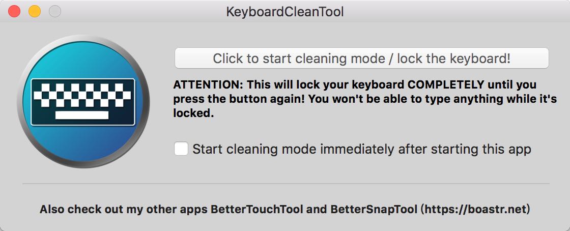 「BetterTouchTool」作者新做了一款Mac键盘清灰软件，还能防猫主子路过