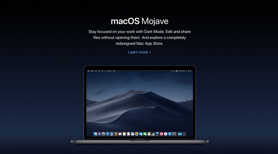 WWDC没有等到新的MacBook，但 MacOS 10.14「Mojave」正式版值得期待