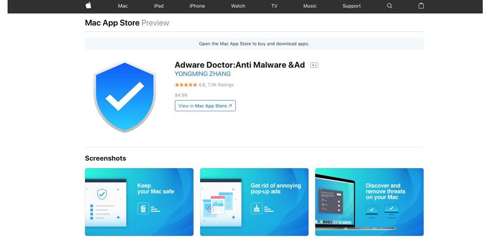 「Adware Doctor」涉嫌窃取用户浏览器数据，已被苹果下架