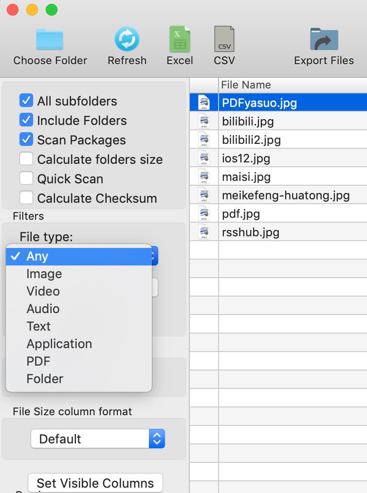 「File List Export」一键提取目录内文件名，别再傻傻复制粘贴